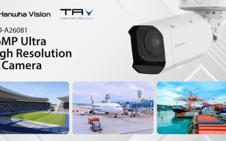 TNO-A26081 La telecamera AI ultra-risoluzione di Hanwha Vision